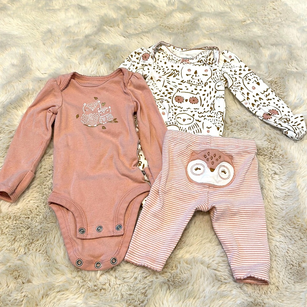 Newborn Baby Girl Clothing Bundle